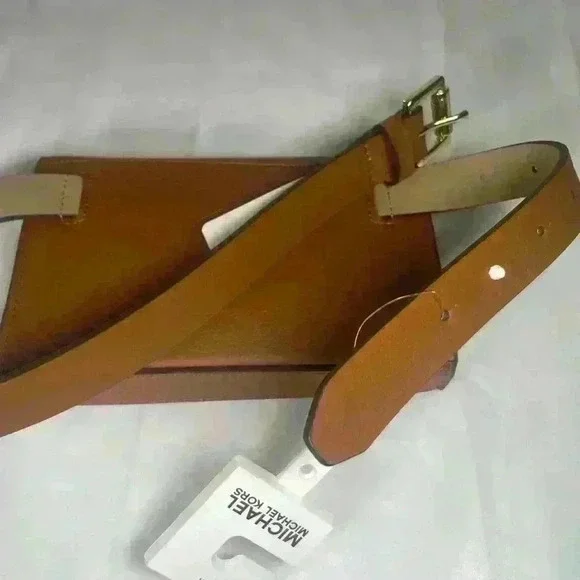 MICHAEL Michael Kors Brown Leather Waist Belt Bag s/m - Picture 7 of 10
